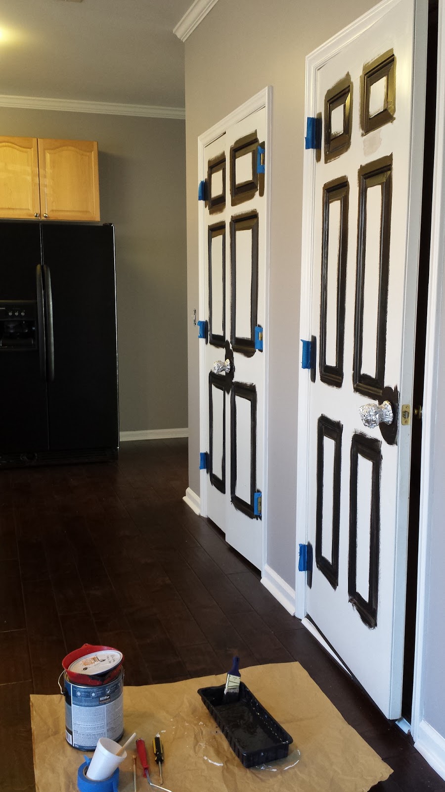 FOCAL POINT STYLING How To Paint Interior Doors Black Update